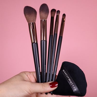 Black Bronze Brush Set & Puff